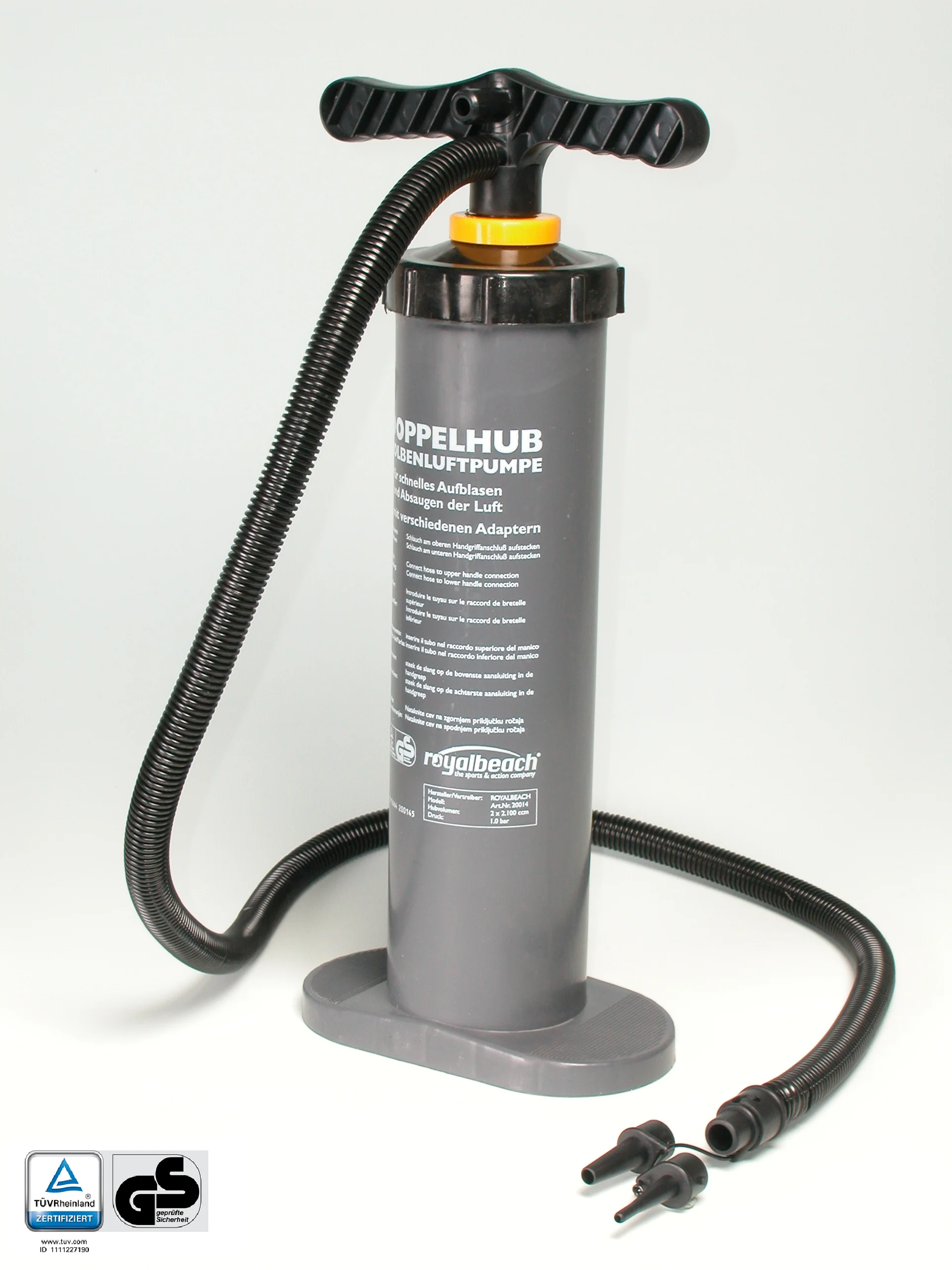 Doppelhubpumpe für Camping und Wasserprodukte – TreuerSport